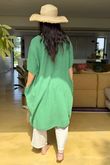 Made in Italy Milo Cotton Slouch Sac Dress Garros Green